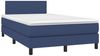 vidaXL Boxspringbett mit Matratze, Stoff, Blau, 120x190 cm, H2 Bild 3