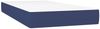 vidaXL Boxspringbett mit Matratze, Stoff, Blau, 120x190 cm, H2 Bild 5