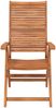 vidaXL Gartenstühle 6 Stk. Verstellbar 56x72x107 cm Massivholz Akazie 3214478 Bild 4
