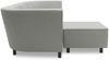 Gartenlounge Set 3 Brandie 279x77x176 mit Outdoorbezug in silber Bild 3