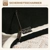 Aufbewahrungshocker Mit 69L Stauraum & Polsterung - Sitzbank Truhe Für Flur Schlafzimmer,Ohne Werkzeug Montage Bild 3