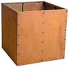 Hochbeet Pflanzbeet Edelrost 80x80x80 cm Pflanzkasten Blumenkasten Blumenbeet Bild 1