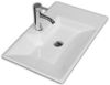 Badmöbel Pegasus SoftClose weiss hochglanz mit Aufsatzwaschbecken : Weiss hochglanz Bild 5