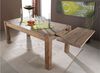Esstisch mit Ansteckplatten Sheesham 180-220/260x90x76 grau geölt NATURE GREY #305 Bild 2