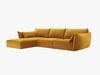Micadoni Ecksofa Kaelle 4-Sitzer Links Samt Bluvel Gelb Bild 2