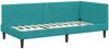 vidaXL Eckbettgestell mit Kopfteil Türkis 80 cm x 200 cm Samt 42016214 Bild 4
