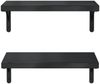 vidaXL Wandregale 2 Stk. 50x23,5 cm Schwarz Edelstahl 3214519 Bild 5