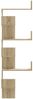 vidaXL Wand-Eckregal Sonoma-Eiche 45x45x147 cm Holzwerkstoff 852638 Bild 5
