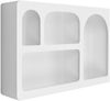 House Nordic Wandregal, Holz, weiß, 40x13x60 cm Bild 2