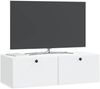 vidaXL Wandmontierter TV-Schrank 98 x 41 x 30 cm Weiß Holzwerkstoff 899205 Bild 3