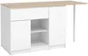 Vente-unique - TUNORI Küchenmöbel Holz, Platte BeigeWeiß - B 70 cm x H 90,5 cm x L 169,8 cm Bild 5
