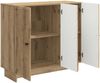 vidaXL Sideboard Artisan-Eiche 89 x 34,5 x 80 cm Holzwerkstoff 893964 Bild 3
