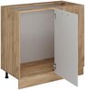 Eckunterschrank R-Line Weiß Landhaus 86 cm ohne Arbeitsplatte Vicco Bild 4