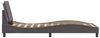 vidaXL Bettgestell ohne Matratze "Zadar" Grau 80x200 cm Kunstleder 3208145 Bild 5