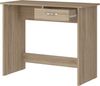 Shefa Line Nano Schreibtisch Sonoma Eiche 90x40 cm Computertisch mit Schublade Bild 3