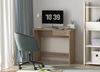 Shefa Line Nano Schreibtisch Sonoma Eiche 90x40 cm Computertisch mit Schublade Bild 4