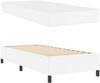 vidaXL Bettrahmen mit Matratze Weiß 90 x 200 cm Stoff 3398980 Bild 5