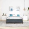 vidaXL Boxspringbett mit Matratze Dunkelgrau 140 x 190 cm Stoff 3398690 Bild 3