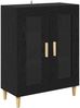 vidaXL Sideboard Schwarz Eichen-Optik 69,5 x 34 x 90 cm Holzwerkstoff 880823 Bild 2