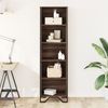 vidaXL Bücherregal Braun Eichen-Optik 50x31x169 cm Holzwerkstoff 848618 Bild 3