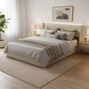 HOME DELUXE LED Bett SORINA Beige - 160 x 200 cm Bild 2