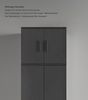 mokebo Mehrzweckschrank Mehrzweckschrankaufsatz 'Der Turm' (für extra viel Stauraum) Schrankaufsatz für Mehrzweckschrank o. Aufbewahrungsschrank in ant Bild 2