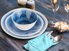 Campinggeschirr, Melamin Ess-Geschirr Set für 4 Personen, maritimes Design Bild 3
