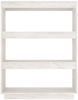 vidaXL Bücherregal/Raumteiler Weiß 80x35x103 cm Massivholz Kiefer 810885 Bild 5
