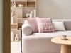 Dekokissen 3er Set PENTACE Baumwolle 30 x 50 cm 45 x 45 cm Rosa Ohne Muster Bild 3
