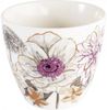 Greengate Latte Cup Estella White Blumen Tasse Steingut Weiß Bild 5