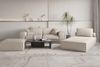 Chaiselongue Sezlong Liege CELES PREMIUM in Stoff Scala Hellbeige Bild 2