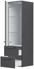 Midi-Hochschrank ABUJA-02 anthrazit Seidenglanz, mit Glasböden, B/H/T: 35/120/36cm Bild 5
