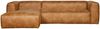 Ecksofa Bean Lederoptik, links Cognac Bild 3