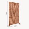 casa. pro Raumteiler, »Kekan« Corten Stahl 180x90 cm Edelrost Bild 3
