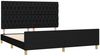 Doppelbett mit Kopfteil Stoff Schwarz 180x200 cm [3125318] Bild 4