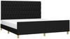 Doppelbett mit Kopfteil Stoff Schwarz 180x200 cm [3125318] Bild 3