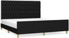 Doppelbett mit Kopfteil Stoff Schwarz 180x200 cm [3125318] Bild 2