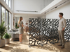 Dekorative Metallpaneel Metallsichtschutzwand - Roma Bild 5