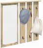 vidaXL Wandmontierter Kleiderständer Sonoma-Eiche 84 x 10 x 80 cm 874493 Bild 3