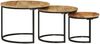 vidaXL Satztische 3 Stk. Raues Massivholz Mango 353901 Bild 3
