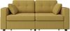 2-Sitzer-Sofa aus Chenille mit Stauraumschubladen, USB-Anschlüssen & Getränkehaltern, 172x75x82 cm, Senfgelb Bild 5