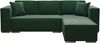AX LIVING Grün Ecksofa mit Schlaffunktion Vinoria L-Form 255 cm Rechts Bild 2