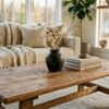 IDIMEX Couchtisch YOSU, Beistelltisch 140x70 cm aus recyceltem Massivholz im Vintage Look Natur Bild 3