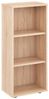 KOMTO Bücherregal Lumo 40 cm Weiß Regal mit 3, 4 or 6 Ebenen und Höhenverstellbare, Regale Standregal Aufbewahrungsregal Bookshelf Bild 4