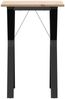 vidaXL Esstisch Y-Gestell 50x50x75 cm Massivholz Kiefer und Stahl 3282713 Bild 4