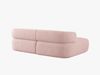 Micadoni 5-Sitzer Ecksofa Jenny Kleine Version Links Boucle Now or Never Puderrosa Bild 4