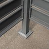 Westmann Mülltonnenverkleidung Planum 3er Box, anthrazit, 80 x 240 x 150 cm (B x T x H) Bild 5