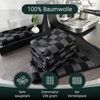 ZOLLNER Geschirrtuch, (Spar-Set, 6-tlg), 65 x 65 cm, 100% Baumwolle, vom Hotelwäschespezialisten Bild 3