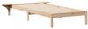 vidaXL Bettgestell mit Nachttischen Natur 90 x 210 cm 873220 Bild 2