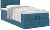 vidaXL Ottoman-Bett mit Matratze Dunkelblau 90x190 cm Samt 3311745 Bild 4
